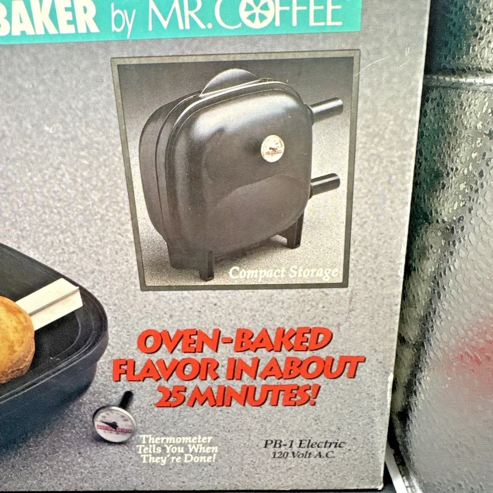 Vintage Potato Perfect PB-1 Electric Quick Potato Baker By Mr‎ Coffee